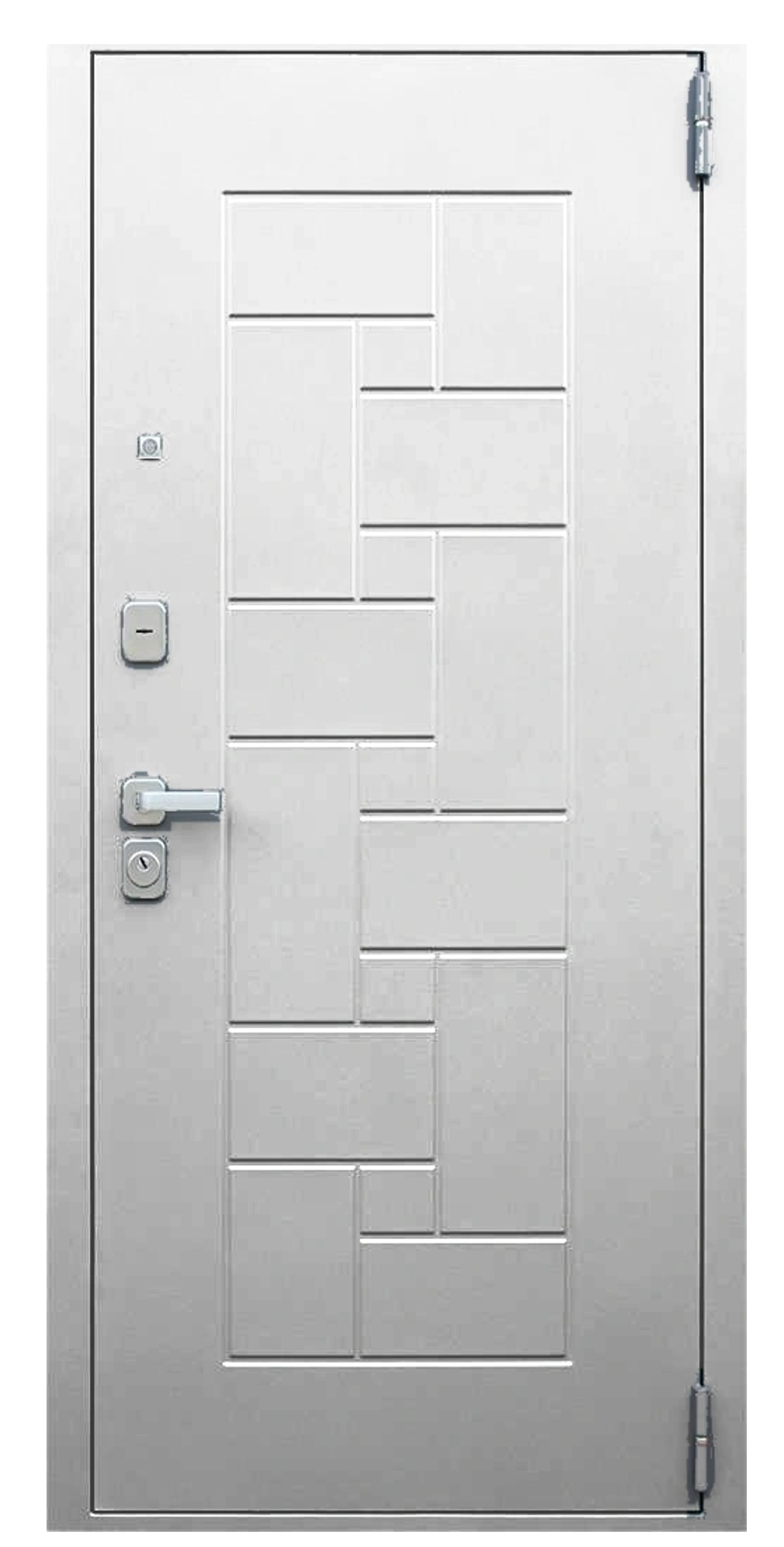 Стальная дверь «Вижн» с зеркалом